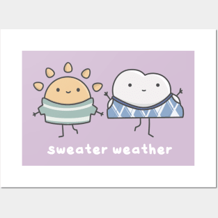 Sweater weather Posters and Art